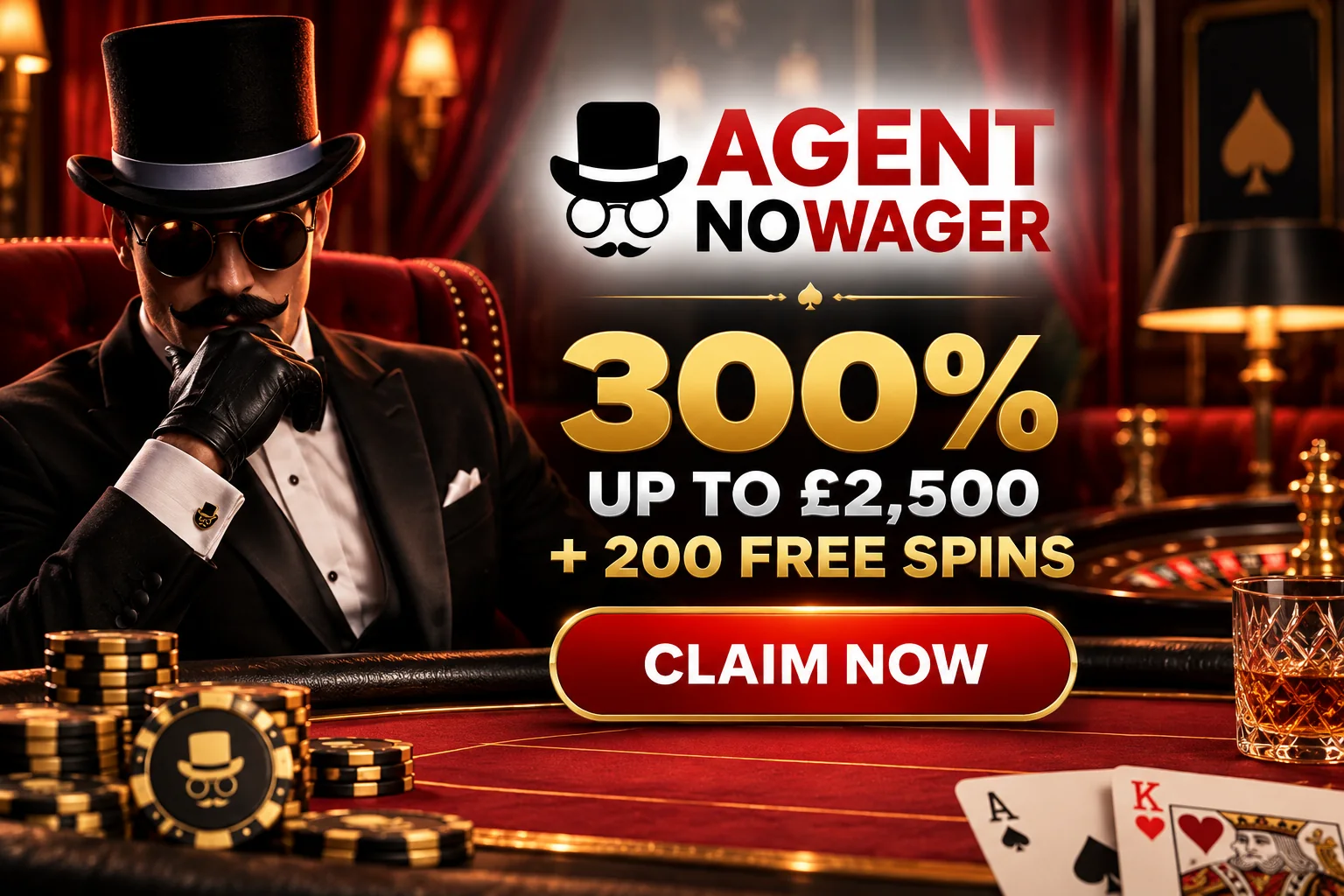 Agent No Wager casino promotion